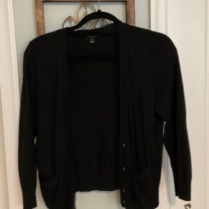 Ann Taylor Elegant Black Cardigan